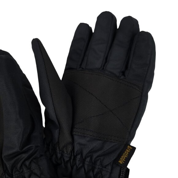 ISOTONER Women's Waterproof Winter Gloves Fleece Lining Black Small Medium New - Picture 2 of 7